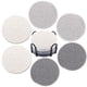 thumbnail image 1 of Yuarrent Posavasos tejidos que absorben las gotas, protegen la reutilización del escritorio, posavasos de diseño grueso para decoración del Mostrada, 1 of 6