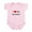 Petal Pink, variant on CafePress - I LOVE MY T SHIRTS: Infant Bodysuit - Baby Light Bodysuit, Size Newborn - 24 Months