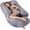 Grey, variant on 60 Inch Full Body Pregnancy Pillows for Sleeping Cooling Pregnancy Pillow,U Shaped Pregnancy Body Pillow,Maternity Pillows for Pregnant Women with Removable Washable Velvet Cover.(Grey)