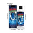 thumbnail image 2 of Drain Cleaner Liquid For Kitchen Sink Bathroom Floor Drain Grease Clog Remover Powerful Fast-Acting 3.38 Fl Oz 1 Pack, 2 of 9