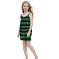 thumbnail image 3 of AUNVITO Girls Backless Sleeveless Stripped Strappy Dress with Pockets, 3 of 5