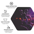 thumbnail image 3 of Lsque Five Nights At Freddy'S Pattern 4" Drink Coasters Set of 4, PVC Leather Absorbent Coasters, Table Coaster Set Decorative Coffee Cup Coasters Housewarming Gift, 3 of 7