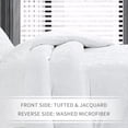 thumbnail image 4 of Maple&Stone Queen Duvet Cover Set Pieces Textu Tufted Boho Bedding Sets Zipper Closure Design with Ties Duvet Cover + Pillow Shams Comforter NOT Included ( Queen Siz, 4 of 6