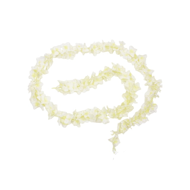 Flores de seda Bewildely Vides Hortensia artificial Cuerda Plantas colgantes de pared blanco