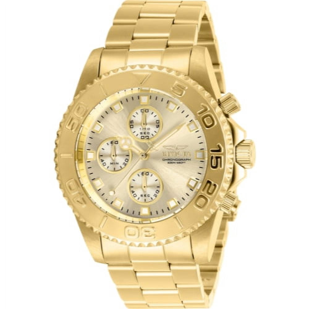 Invicta Pro Diver Chronograph Quartz Champagne Dial Men's Watch 28683