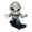 A, variant on Halloween Skeleton Figurines - Resin Skeleton Halloween Decorations Skateboarding Trendy Skull Decor for Office Desk Bookshelf Table Home Decor, Novelty Gifts