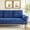 Blue, variant on Lofka 69" Modern Sofa, Sofa with 3 Comfortable Pillows for Living Room, Apartment, Studio, Office, Blue