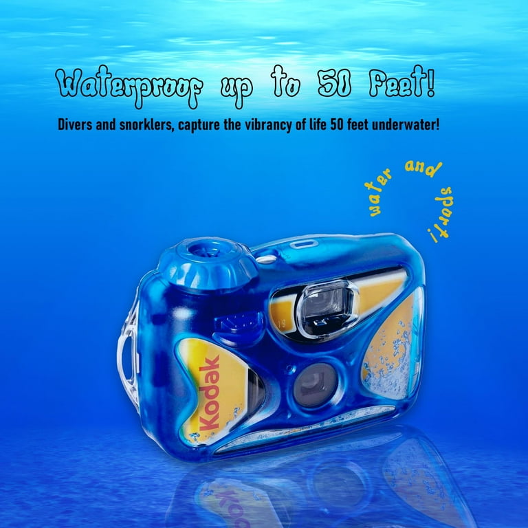 Kodak Sport Waterproof Single Use Camera With Floating Strap and