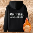 thumbnail image 5 of Womens Hoodie 2025 Fall Winter Fleece Lined Zip Up Christian Hoodies with Pocket Hooded Sweatshirt Hoodie Women Jacket, 5 of 8