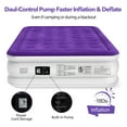 thumbnail image 2 of CHILLSUN Queen Air Mattress with Built-in Pump, 18" Double-High Inflatable Bed for Home & Camping, 2 of 7