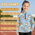 thumbnail image 6 of Psesaysky Cartoon Otters Shell Print Girls Half Zipper Sweatshirts Cute Trendy Fall Pullover Crop Tops for Teen Girls Long Sleeve Sweater Clothes Athletic Shirts 6-7 Years, 6 of 6