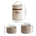 thumbnail image 2 of Thermal Food Container 304 Stainless Steel with PP Lid Vacuum Insulated Lunch Box for Hot Meals Bento Box for Office Picnic, 2 of 5