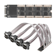 thumbnail image 2 of NEW M2- to 8 Port RS232 Serial Expansion Card Riser- Adapter Support M2 NVME B+M Keys High-Performance Chip EXAR 17V358, 2 of 6