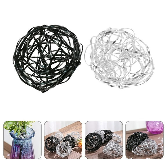 Mobutofu Flower Frogs 2Pcs Aluminum Alloy for Flower Arrangement and Fixing in Coffee Shops