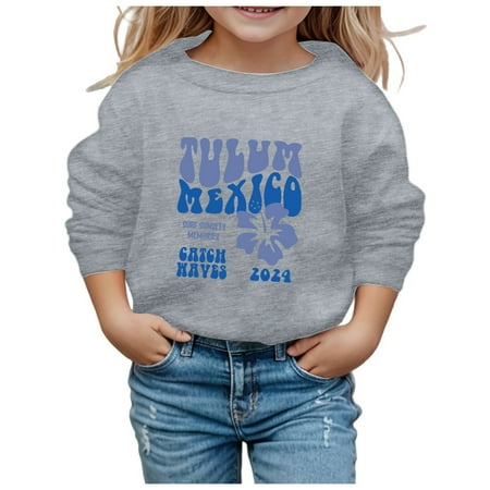 

Hoodies For Teen Girls Boys And Girls Pullover Casual Loose Children Round Neck Long Sleeve Hoodie Cute Hoodies For Teen Girls(Size:7-8 Years)