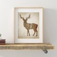 thumbnail image 5 of North American Animal Wall Art Posters and Prints Moose,Bald Eagle,Buck Deer,Grizzly Bear Art Painting Rustic Cabin Home Decor, 5 of 5