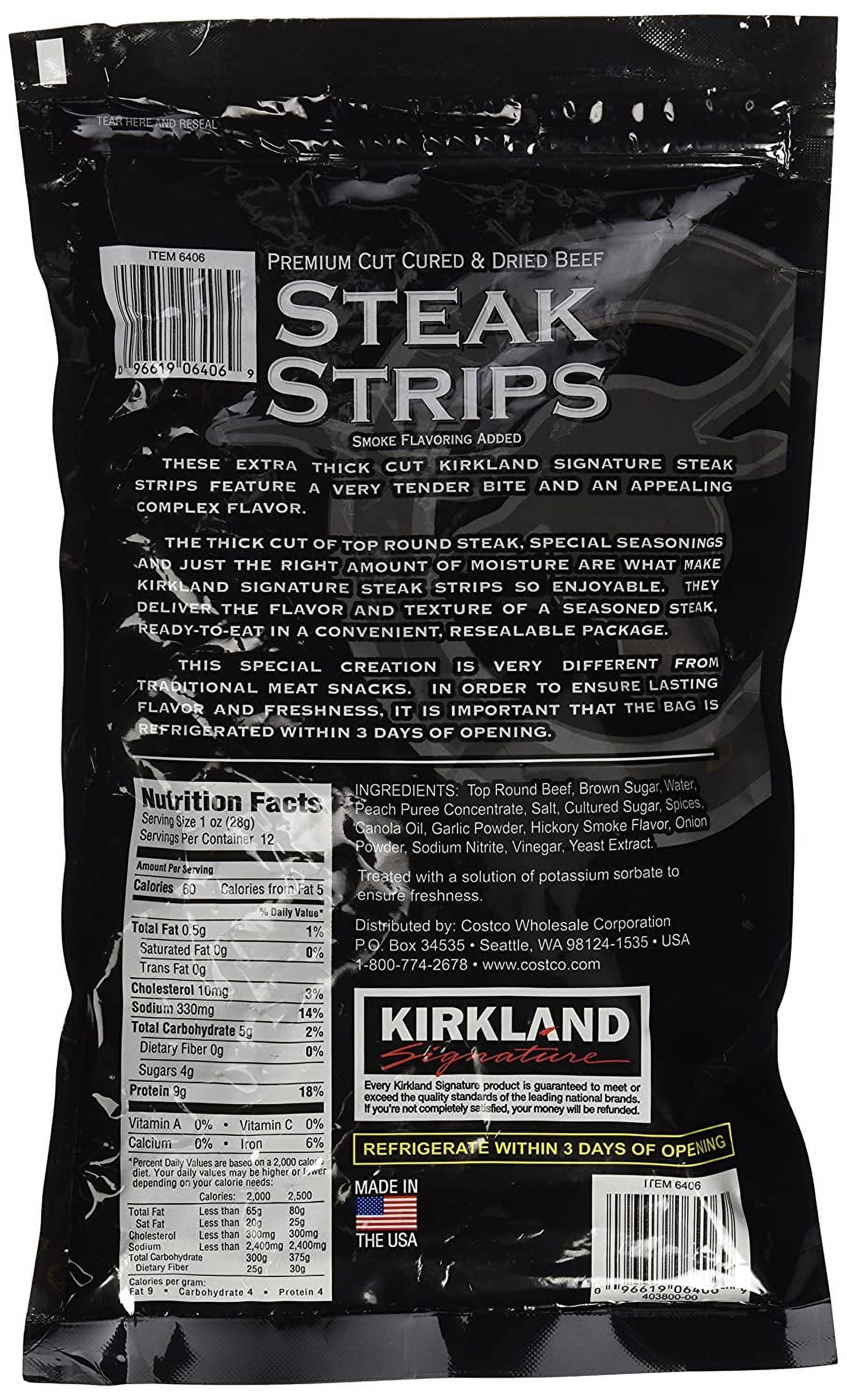 Jerky - 12oz, Extra Thick Cut Premium Steak Strips (2 Pack)