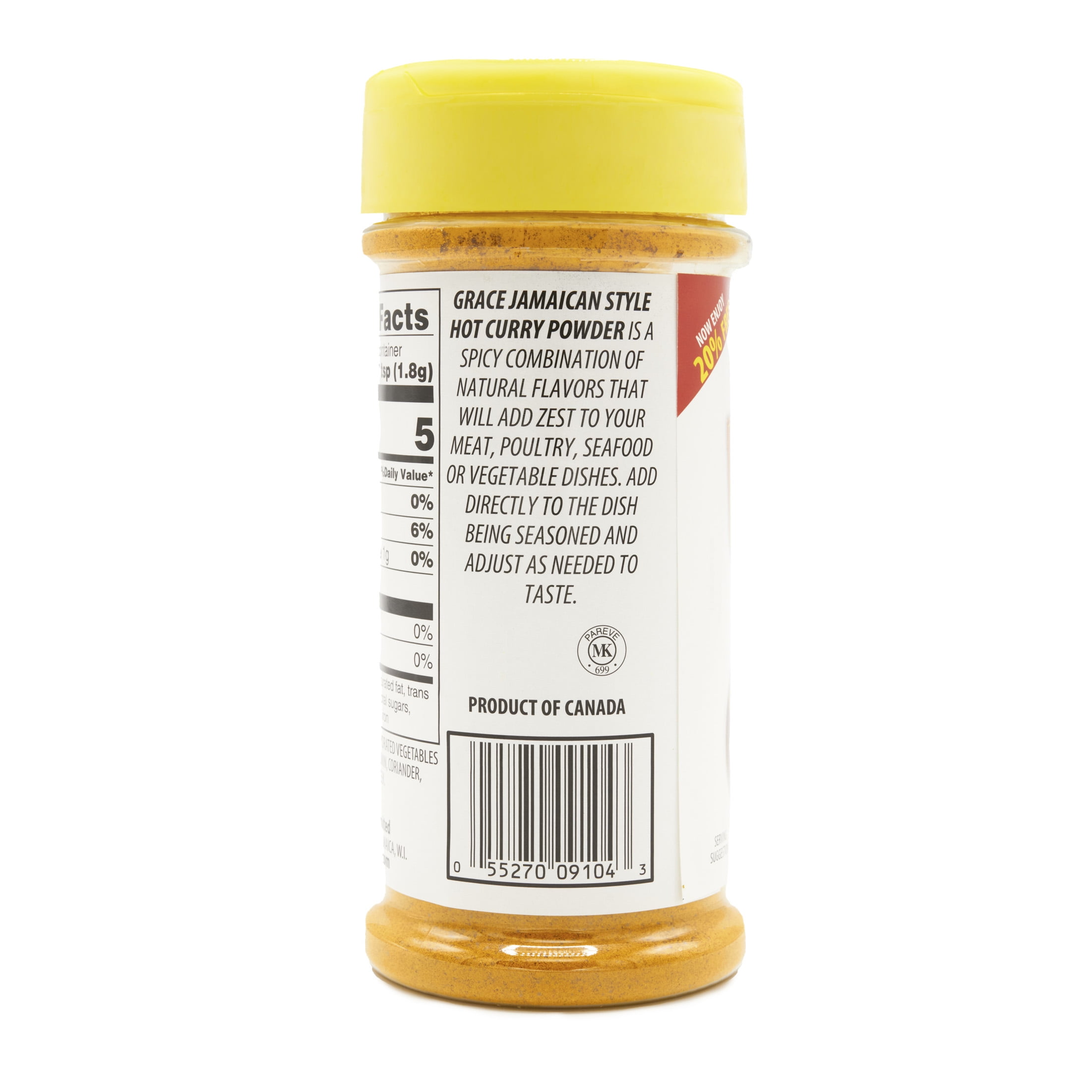 Grace Hot Jamaican Curry Powder 6 oz Walmart