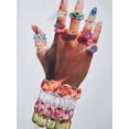 thumbnail image 5 of BOUNCE BACK Colorful Art Bracelet and Ring T-shirt, 5 of 8