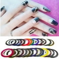 thumbnail image 3 of UDIYO 30 Pcs Mixed Color Roll Striping Tape Line DIY Nail Art Tips Decoration Sticker, 3 of 7