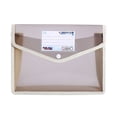 thumbnail image 1 of Bolsa de documentos tridimensional para estudiantes, bolsa de almacenamiento de documentos de prueba de oficina, de sarga horizontal, tamaño A4FC, 1 of 6