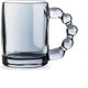 thumbnail image 1 of Taza de café transparente YONGSHENG Tazas de café de vidrio 11 oz 320 ml gris ahumado, 1 of 5