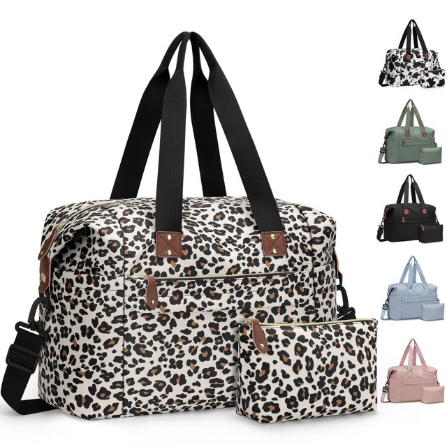 Bolsa de viaje Pritent, impermeable, de fin de semana para mujeres y hombres