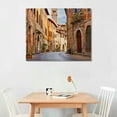 thumbnail image 2 of Nawypu Canvas Wall Art Prints Montisi Montalcino Tuscany Italy ancient street old town Retro Frame Paintings Poster Home Decor Artwork Ready to Hang for Living Room Bedroom, 2 of 4