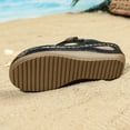 thumbnail image 4 of THDHVS Black Sandals Women,Sandals for Women 2025,Beach Womens Sandals Vacation Slides for Women Footwear Black 7.5, 4 of 5