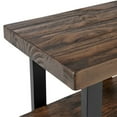 thumbnail image 4 of Alaterre Pomona 2-Shelf End Table, Rustic Natural, 4 of 5