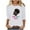 A01-White, variant on ZVAVZ Trendy Tops for Women 2025,Ladies Black History Month Print Blouse 3/4 Length Sleeve Round Neck Tunic Holiday Gifts Blouses for Women Flash Deals of The Day Clearance White L