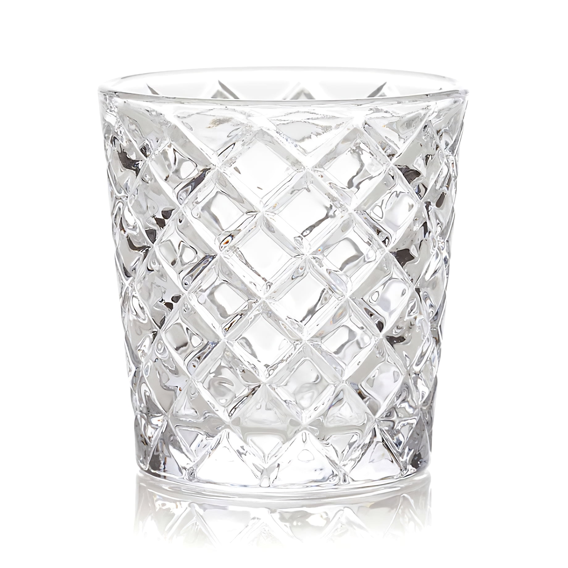 (3 pack) Better Homes & Gardens Clear Diamond-Cut Glass Shot Glass, 6 Pack