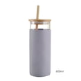 thumbnail image 4 of Silicona Alta Paja De Vidrio De Borosilicato Botella De Vidrio De Una Sola Capa 600Ml Taza De Té Con Tapa De Bambú Manga De Aislamiento De Paja Para Oficina Hogar 1Pcs Manga Yuarrent HA026595-06, 4 of 6