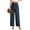 Bm-04 Navy Blue, variant on Airmenty Womens Casual Wide Leg Pants High Waisted Business Casual Trousers Work Pants with Removable Belt