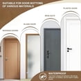 thumbnail image 3 of Bxaolu 36” Under Door Draft, Door Draught Excluder for Bottom of Doors, PVC Door Seal for Protection from Sound, Cold, Moisture and Noise (Black, 1Pack), 3 of 9