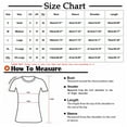 thumbnail image 3 of asdoklhq Womens Plus Blouses & Shirts, Woman Round Neck 3/4Sleeve T-Shirt Autumn Printing Blouse Tops Sweatshirt, 3 of 4