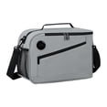 thumbnail image 1 of Smart Cooler Bag with Temperature Display, 14L Insulated Lunch Bag for Work & Camping, Leakproof Thermal Tote with Tri-Color Temp Indicator, Water-Resistant Picnic Bag for Beach & Hiking, Gray, 1 of 8
