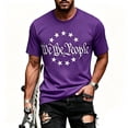 thumbnail image 4 of Men’s We the People 13 Star Patriotic T-Shirt, Vintage American Flag Inspired Graphic Tee, 4 of 4