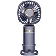 thumbnail image 2 of USB Rechargeable Mini Desktop Fan with Folding Design and Dual energy Drive, 2 of 9