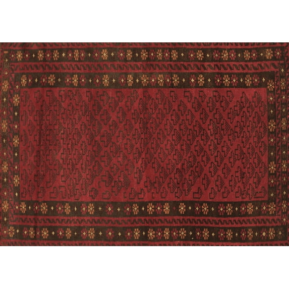 Ahgly Company Indoor Rectangle Southwestern Brown Country Area Rugs, 8' x 10'