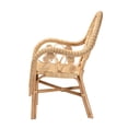 thumbnail image 4 of bali & pari Putri Rattan BOHO Accent Chair, Natural Brown, 4 of 9