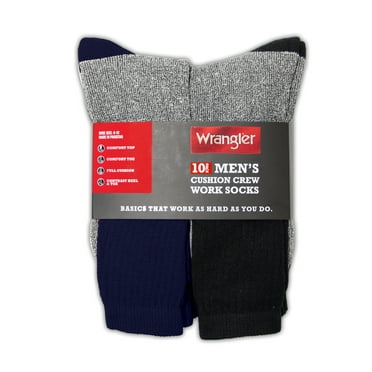 Wrangler Men's Peak Work Socks, 6-Pack - Walmart.com