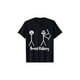thumbnail image 1 of Camiseta gráfica "Asalto a Mano" para hombre - Algodón negro, corte holgado, manga corta, para todo el año, diseño geométrico con texto blanco llamativo, para uso diario | Camiseta gráfica llamativa |, 1 of 7