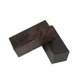thumbnail image 2 of BLESIYA 2 Pieces Black Ebony Wood Lumber Wood Carving Bridges s Wood Blank, 2 of 8