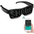 thumbnail image 1 of Led Glasses Bluetooth App Connected Led Display Smart Glasses Diy Funky Eyeglasses, 1 of 4