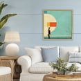 thumbnail image 3 of Stupell Industries Modern Midcentury Pool Geometric Gold Floating Frame Canvas Art, 25 x 25, by Layla Oz, 3 of 8