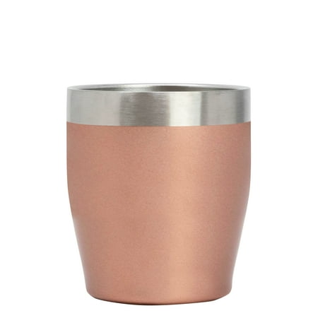 

MIRA 12 oz Rocks Cup | Stainless Steel Whiskey Glass | Vacuum Insulated Lowball Tumbler for Scotch Coffee & Cocktails | Keeps Hot or Cold For Hours | Reusable & BPA-Free | Rose Gold