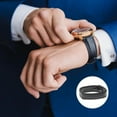thumbnail image 6 of 1 set 14pcs 7 styles Top Grain Leather Watch Band Strap Loops Black 12.5~22x9~13x4~5.3mm 2pcs/style, 6 of 9