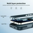 thumbnail image 4 of Dteck Magnetic Case for iPhone 12/12 Pro,Shockproof TPU Matte PC Case 360° Rotatable Ring Holder Kickstand Compatible with Mag Safe Back Cover,Blue, 4 of 8