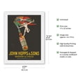 thumbnail image 2 of John Hopps & Sons Marsala Wine - Mazara del Vallo Italy - Vintage Advertising Poster by Mario Bazzi c.1923 - Japanese Unryu Rice Paper Art Print (Unframed) 17 x 22 in, 2 of 4